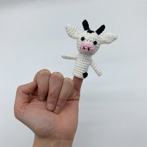 Títeres de Dedo Hechos a Mano 100% Crochet, Estilo Animal Personalizado, Amigurumi - Product Image 5