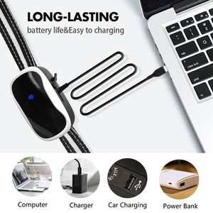 Collar antiladridos con pantalla LED 2 en 1 de gama alta, collar recargable para detener los ladridos con vibración con LED hecho de plástico duradero - Product Image 6