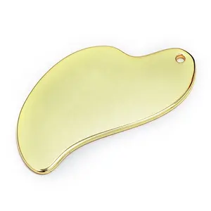 Chim loại Brass cạo Hội Đồng Quản Trị mặt massage công cụ giải độc chăm sóc sức khỏe đồng gua SHA kim loại scraper