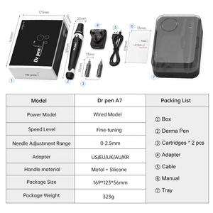 Pluma de Microagujas Profesional con Cable <span class=keywords><strong>Dr</strong></span>.<span class=keywords><strong>pen</strong></span> <span class=keywords><strong>A7</strong></span> para el Cuidado de la Piel con Ajuste Continuo, Equipo de Belleza Facial a Buen Precio - Product Image 6