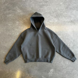 Felpa con Cappuccio Personalizzata da <span class=keywords><strong>Uomo</strong></span> all'Ingrosso, <span class=keywords><strong>Taglie</strong></span> Forti, 65% Cotone 35% Poliestere, Essentials Crop Top in Neoprene con Stampa Digitale - Product Image 4