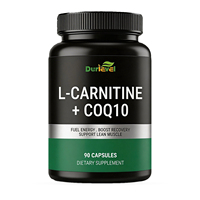 Capsules de L-Carnitine CoQ10, 90 unités par flacon, OEM ODM, Marque Privée, Fournisseur Exportateur Personnalisé, Qualité Cristalline, Maille Fine, Complément Alimentaire en Vrac
