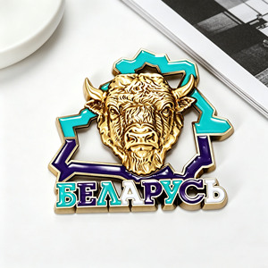 Aimant de réfrigérateur décoratif en métal, motif animal (<span class=keywords><strong>bison</strong></span>, grue), souvenir touristique, cadeau pour la maison, la cuisine ou les voyages - Product Image 4