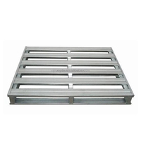 Palette en acier ISO9001 galvanisée par 4 voies de chariot élévateur résistant fait sur commande d'entrepôt de fournisseur professionnel