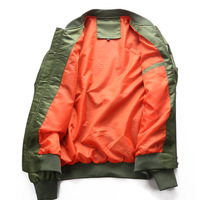Nouvelle veste homme grande taille printemps-automne avec col montant, fermeture éclair décorative et badge, style aviateur, pour le sport quotidien