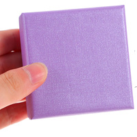 Boîtes à bijoux rigides portables personnalisées en carton avec fermeture magnétique et poignée, en carton ondulé rose et violet, logo personnalisé