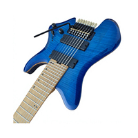 Gitar Elektrik 8 Senar Tanpa Leher ROKK&R R-800-MOQ 1 buah, Logo & Warna Kustom (Dikenakan Biaya Tambahan)