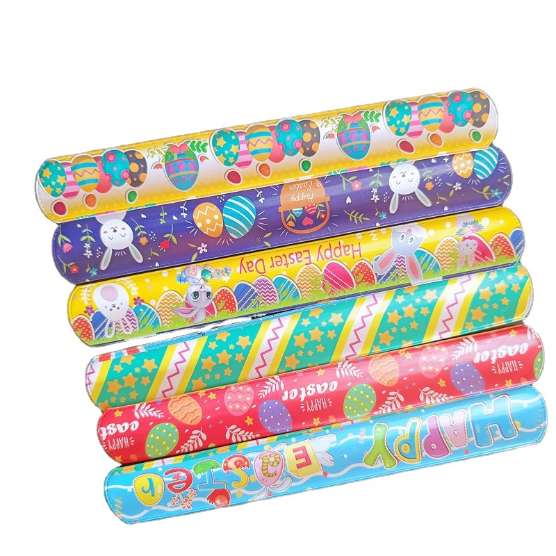 Easter Slap Bracelets Toys for Kids