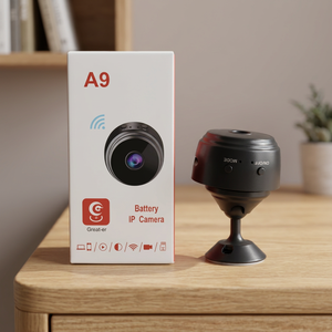 Cámara Mini Great-er A9 1080P Full HD Inalámbrica WiFi con Batería, Cámara IP con Forma de Botón, Sensor CMOS, Gran Angular, Seguridad Interior - Product Image 3