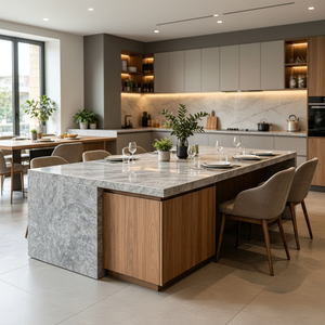 Dalle <span class=keywords><strong>de</strong></span> marbre bleu Fendi polie en pierre naturelle pour revêtement mural <span class=keywords><strong>de</strong></span> hall d'hôtel, pavage <span class=keywords><strong>de</strong></span> sol <span class=keywords><strong>de</strong></span> villa, décoration intérieure <span class=keywords><strong>de</strong></span> luxe - Product Image 5