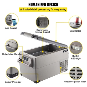 Refrigerador para Auto <span class=keywords><strong>VEVOR</strong></span>, 35L, Compresor, Portátil, Pequeño, Refrigerador y Congelador para Vehículo, Envío desde Almacén en la UE - Product Image 5