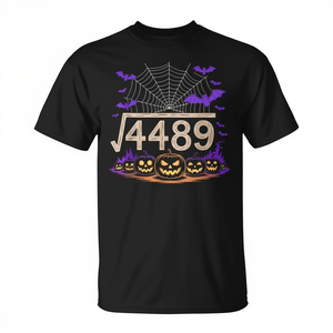 Camiseta Meme Math Teacher Halloween Square Root 4489 - Product Image 2