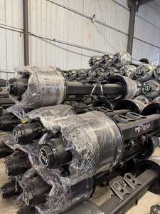 Fournisseur d'essieux de remorque de 13 tonnes, type américain et type allemand, essieux de <span class=keywords><strong>semi</strong></span>-remorque avec système de frein à tambour - Product Image 3