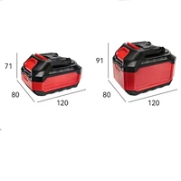 Batterie au lithium personnalisée de 5000 mAh à 20000 mAh avec chargeur assorti pour outils électriques lourds, toute capacité disponible