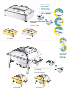 Rotating Brass Roll Top Round Chauffe Plat Food Warm Serving Dish Buffet Chafing <strong>Chaffing</strong> Dishes Copper <strong>Fuel</strong> India for Catering - Product Image 3