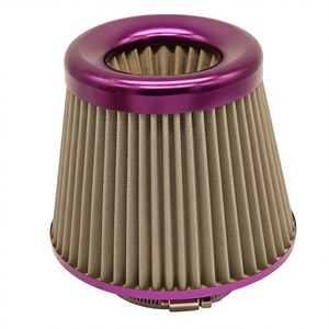 Filtro de Aire Universal de Alto Flujo de 76mm para Coche, Elemento de Admisión de Acero Inoxidable para Modificación de Automóviles - Product Image 4