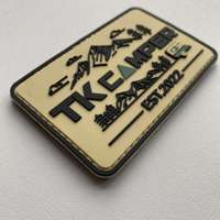 Écussons en caoutchouc personnalisés avec logo 3D de marque, utilisés pour les porte-clés, porte-clés en caoutchouc souple pour cadeaux promotionnels