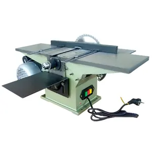 Woodworking Machinery Planer 120mm Wood Jointer Machine Helical Spiral Cutter Three In One Double Side Wide Hand Planer Wood