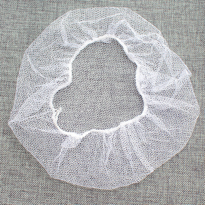 Usine <span class=keywords><strong>alimentaire</strong></span> Nylon élastique Industries protection Sécurité <span class=keywords><strong>Cheveux</strong></span> Cap Jetable Polyester Hairnet - Product Image 1