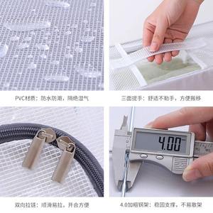 Boîte de rangement transparente sous le lit, rectangulaire, 30L, 56L, 67L, 75L, 88L, style tiroir, organiseur de vêtements pour dortoir et usage domestique - Product Image 5