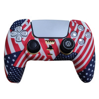 Étui en silicone Aomiou pour manette PS5, coque de protection, housse de manette de jeu, plusieurs couleurs, personnalisable