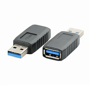 Hızlı hız USB3.0 tip A erkek dişi konnektör fiş adaptörü USB 3.0 dönüştürücü dizüstü U Disk için USB Flash sürücü