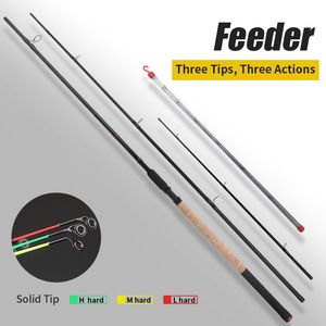 Canna da Pesca Feide Rod Feeder 36/39m, Tre Sezioni, Azione Rigida, per Pesca in Mare e su Roccia, 120-150 cm - Product Image 2