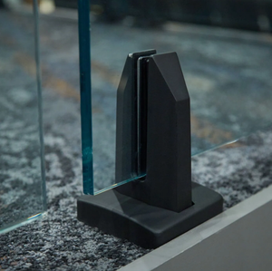 Hiện Đại Thép Không Gỉ Kính Không Khung Ban Công Lan Can Đứng Cột Nhôm Kính Kẹp Kính Cường Lực Lan Can Cho Biệt Thự - Product Image 3