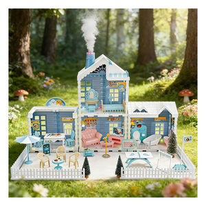 Set de Accesorios de Plástico a Escala 1/12 para Muebles con Ventanas, Puertas, Vidrios, Luces y Exhibidores en Miniatura - Product Image 6