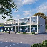 Maisons préfabriquées modulaires durables et personnalisables, design moderne pour chambre et salon – Amélioration économique