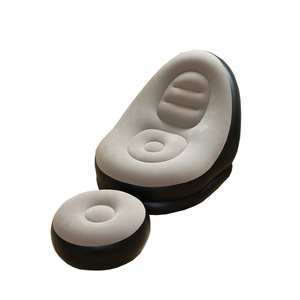 Sofá Cama Inflable de PVC para Exteriores, Moderno, Plegable, con Bomba de Pie - Product Image 1