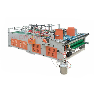 Machine à plier et à coller les boîtes en carton semi-automatique de haute qualité avec système de verrouillage du fond - Product Image 1