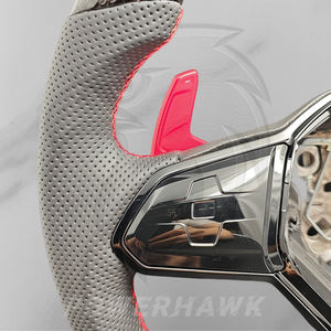 Volant en cuir en fibre de carbone pour Volkswagen Golf MK5 MK6 MK7 MK8 GTI R Polo Passat CC Tiguan Jetta GLI GTE GTD Sports - Product Image 4