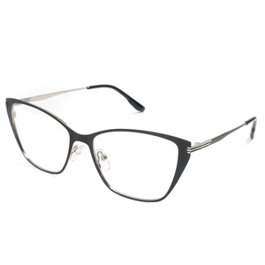 <span class=keywords><strong>Montature</strong></span> Ottiche in Metallo Stile Occhio di Gatto alla Moda, <span class=keywords><strong>Occhiali</strong></span> Anti-Luce Blu di Lusso per Donne, <span class=keywords><strong>Montature</strong></span> Firmate OEM/ODM - Product Image 2