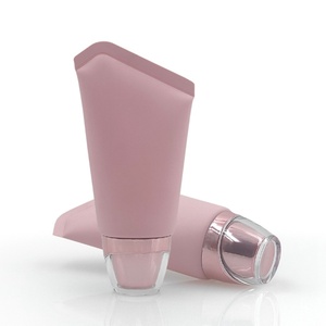 Tube souple rose de 50 ml de haute qualité avec logo personnalisé et bouchon à vis vide pour emballage de produits de soin de la peau, nettoyant visage, crème corporelle, après-shampoing - Product Image 5