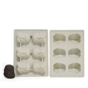 Ensemble de 6 moules à glaçons en silicone de haute qualité personnalisés Vader/X-WING/Han Solo/Falcon/Storm Trooper/R2-D2 - Product Image 2