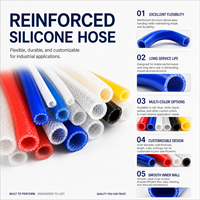 Tuyau tressé en silicone transparent de qualité médicale XJ, modèle renforcé, résistant à la corrosion, pour le transfert de fluides