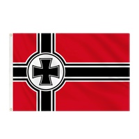 Drapeau personnalisé Croix de Fer historique 3x5 pieds en polyester, vente en gros d'usine, bannière vintage pour événements nationaux