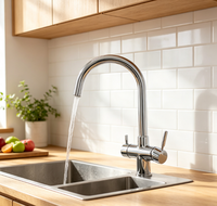Robinet de cuisine 5-en-1 haut de gamme à eau gazeuse chaude et froide, filtre à eau RO 5 voies, mélangeur et robinet à eau gazeuse – Meilleures ventes