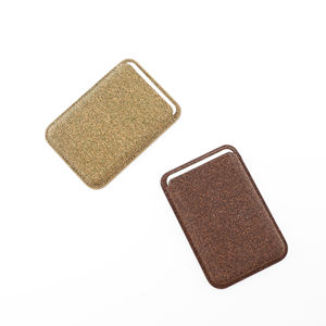 Portefeuille en PU biodégradable OEM avec design grain de bois parfumé, étui porte-passeport magnétique pour téléphone portable et cartes d'identité - Product Image 4
