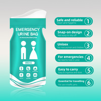 Sac à Urine Jetable d'Urgence en Gros, Portable, Anti-Fuite, Sac de Voyage Hygiénique en Plastique pour Voiture, Camping, Randonnée