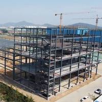 Edificio de Oficinas, Sala de Exposiciones, Supermercado, Gimnasio, Estructura de Acero Prefabricada, Personalizada, Ecológica, Duradera y Antierosión