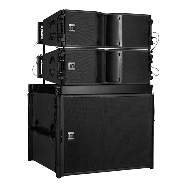 KA208 Dual 8-Inch Professional Line Array Speaker with Neodymium Drivers for Conference Bar Sound Equipment/Amplifiers/Speaker