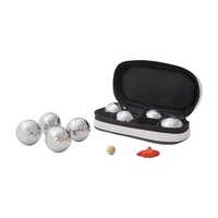 Ensemble de boules de pétanque en acier ZQURE modèle 608 Mini 32,5 mm avec design résistant à la rouille et logo personnalisé 8 boules pour le plaisir en plein air