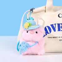 Porte-clés en peluche Trèfle à quatre feuilles, jouet en peluche doux et mignon, breloque de sac, cadeau pour les couples, peluches du Festival du Printemps