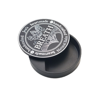 Boîtes de maquillage compactes en métal personnalisées avec recharge magnétique, conteneur de parfum solide en métal pour conteneur de parfum en métal