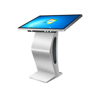 Soporte Metálico en Forma de K Aiyos para Kiosco de Pantalla Táctil Interactiva |   <span class=keywords><strong>Base</strong></span> de Suelo para Señalización Digital para Centros Comerciales y Hoteles - Product Image 3