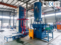 Machine de moulage automatique verticale de blocs EPS PLC, machine à économie d'énergie pour la fabrication de panneaux muraux et de toitures en polystyrène haute densité avec certification CE