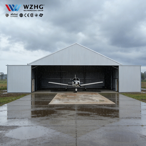 Hangar d'aviation moderne en acier H-Beam pour grands avions - Product Image 1
