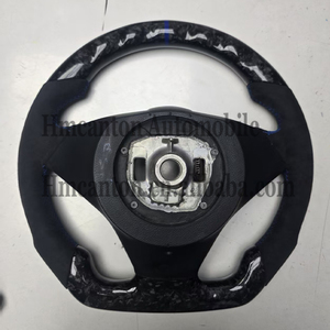 Volante Deportivo de Fibra de Carbono Forjado de Alta Calidad con Cubierta de Alcántara para BMW E60 2007 - Product Image 4
